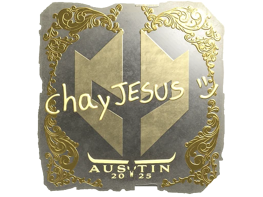 chayJESUS (Gold) | Austin 2025 sticker