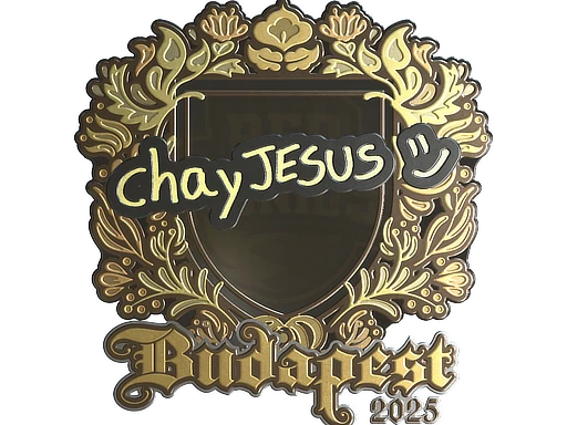 chayJESUS (Gold) | Budapest 2025 sticker