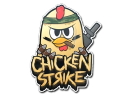 Chicken Strike sticker