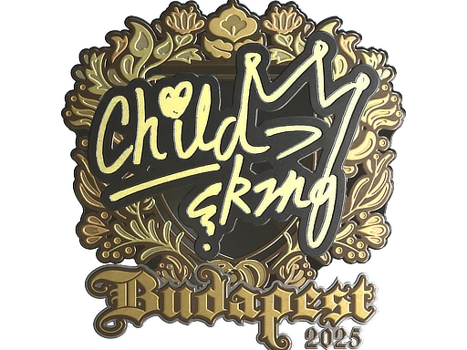 ChildKing (Gold) | Budapest 2025 sticker