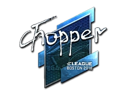 chopper (Foil) | Boston 2018 sticker