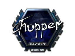 chopper (Foil) | London 2018 sticker