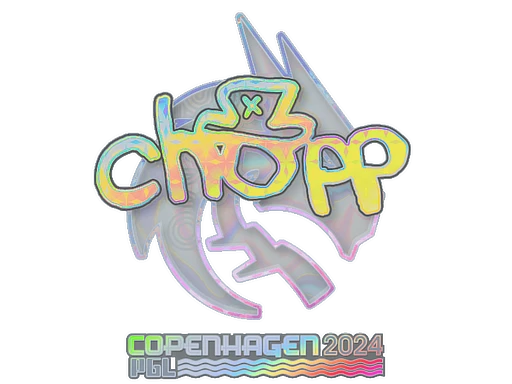 chopper (Holo) | Copenhagen 2024 sticker