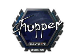 chopper | London 2018 sticker