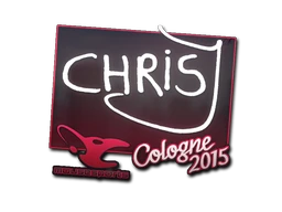 chrisJ | Cologne 2015 sticker