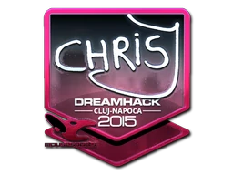 chrisJ (Foil) | Cluj-Napoca 2015 sticker