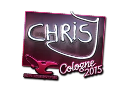 chrisJ (Foil) | Cologne 2015 sticker