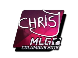 chrisJ (Foil) | MLG Columbus 2016 sticker