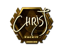 chrisJ (Gold) | London 2018 sticker