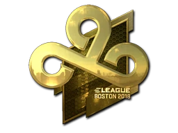 Cloud9 (Gold) | Boston 2018 sticker