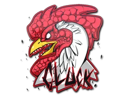 Cluck sticker