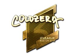coldzera (Gold) | Boston 2018 sticker