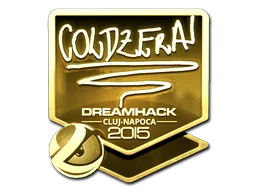 coldzera (Gold) | Cluj-Napoca 2015 sticker
