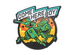 Come Here Boy sticker