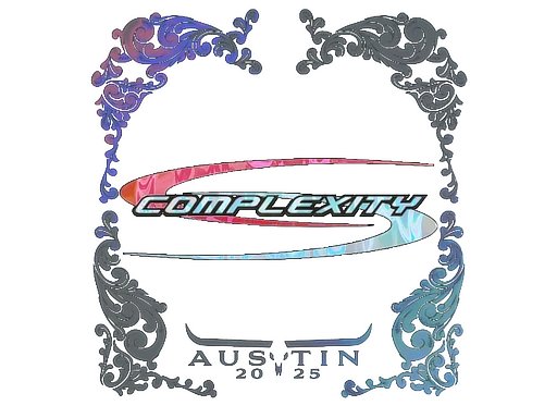 Complexity Gaming (Holo) | Austin 2025 sticker