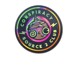 Conspiracy Club sticker