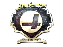 CR4ZY (Gold) | Berlin 2019 sticker