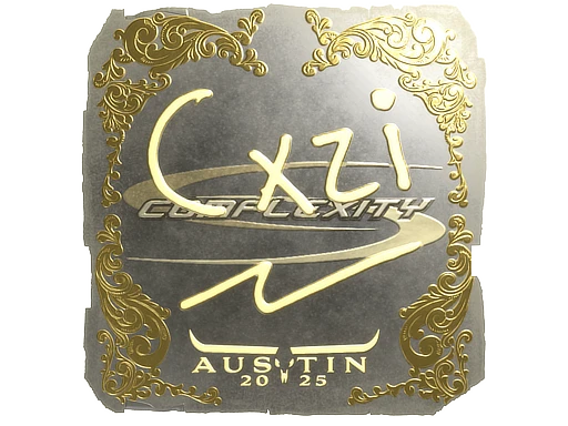 Cxzi (Gold) | Austin 2025 sticker