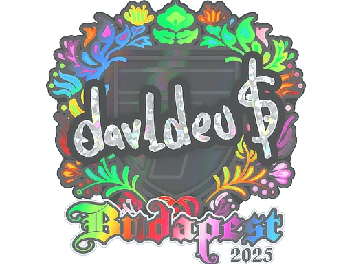 dav1deuS (Holo) | Budapest 2025 sticker