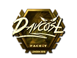 DavCost (Gold) | London 2018 sticker