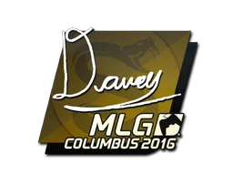 DAVEY | MLG Columbus 2016 sticker