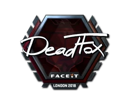 DeadFox (Foil) | London 2018 sticker