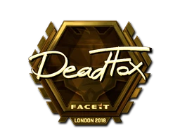 DeadFox (Gold) | London 2018 sticker