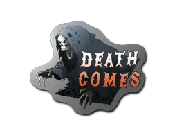 Death Comes sticker