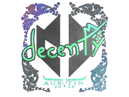 decenty (Holo) | Austin 2025 sticker
