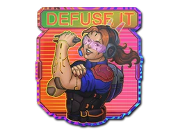 Defuse It sticker