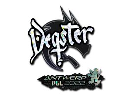 degster (Glitter) | Antwerp 2022 sticker