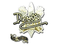 DemQQ (Gold) | Paris 2023 sticker