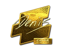 denis (Gold) | Atlanta 2017 sticker