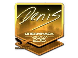 denis (Gold) | Cluj-Napoca 2015 sticker