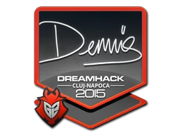 dennis | Cluj-Napoca 2015 sticker