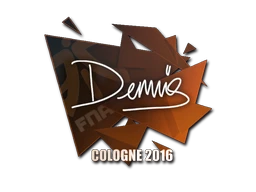 dennis | Cologne 2016 sticker