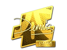 dennis (Gold) | Atlanta 2017 sticker