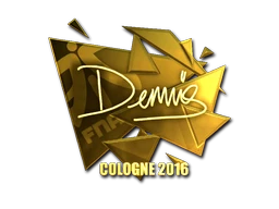 dennis (Gold) | Cologne 2016 sticker