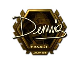 dennis (Gold) | London 2018 sticker