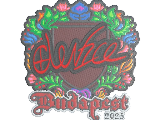 device (Embroidered) | Budapest 2025 sticker