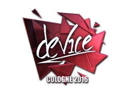 device (Foil) | Cologne 2016 sticker
