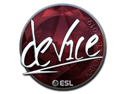 device (Foil) | Katowice 2019 sticker
