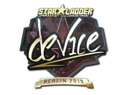 device (Gold) | Berlin 2019 sticker