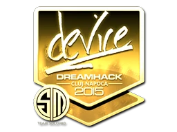 device (Gold) | Cluj-Napoca 2015 sticker