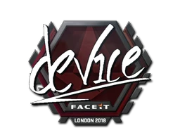 device | London 2018 sticker