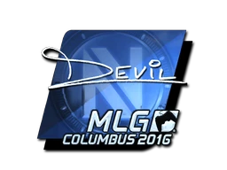 DEVIL (Foil) | MLG Columbus 2016 sticker