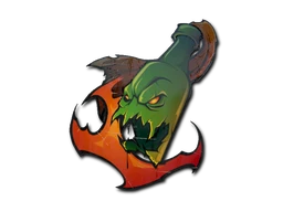 Devouring Flame sticker