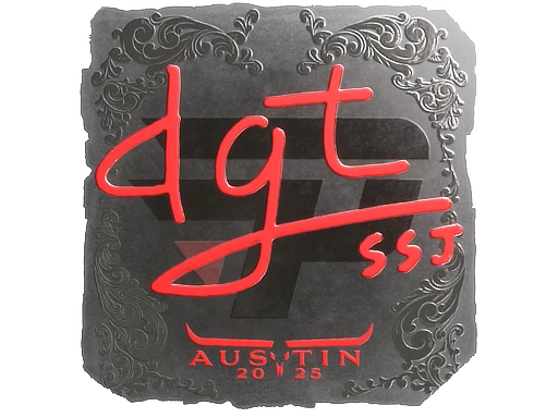 dgt (Foil) | Austin 2025 sticker