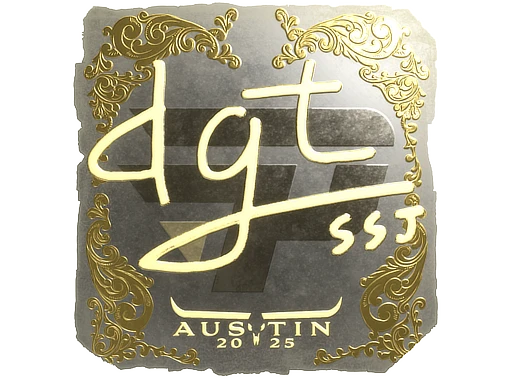 dgt (Gold) | Austin 2025 sticker