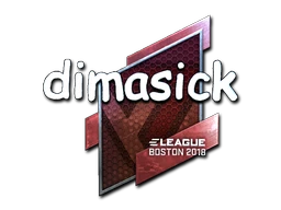 dimasick (Foil) | Boston 2018 sticker